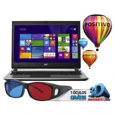 Notebook Positivo com Intel® Core™ i3-3217U, Tela 14
